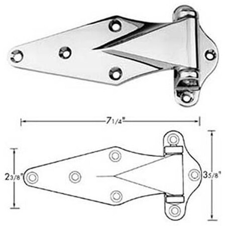 Kason 1071-000040 Hinge 11071000040